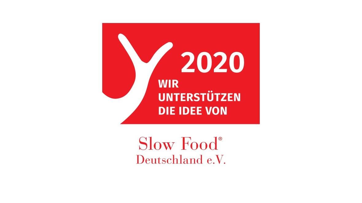 Wir unterstützen die Idee von Logo Slow Food Deutschland